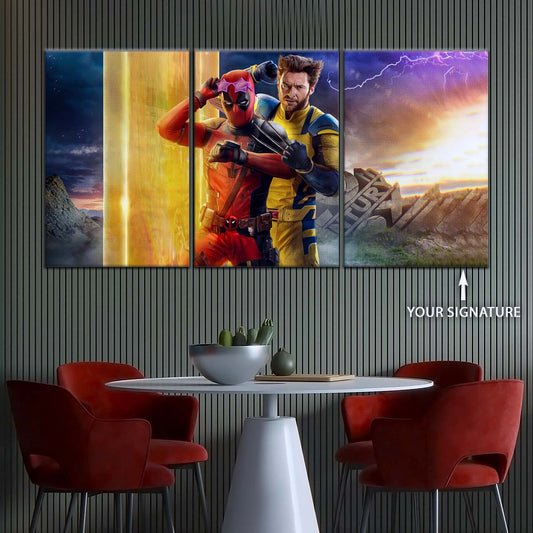 DC Wall Art - DCEU5040 - Deadpool & Wolverine - DC Extended Universe Poster - DC Extended Universe Canvas