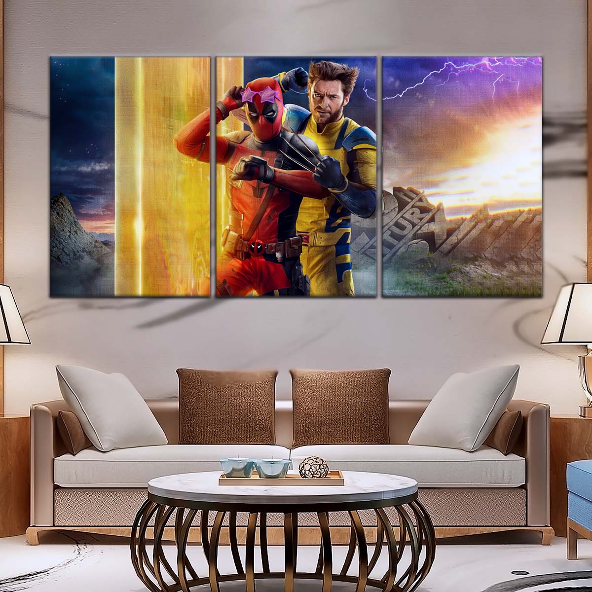 DC Wall Art - DCEU5040 - Deadpool & Wolverine - DC Extended Universe Poster - DC Extended Universe Canvas