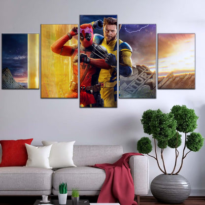 DC Wall Art - DCEU5040 - Deadpool & Wolverine - DC Extended Universe Poster - DC Extended Universe Canvas