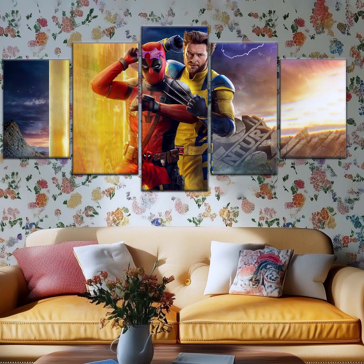 DC Wall Art - DCEU5040 - Deadpool & Wolverine - DC Extended Universe Poster - DC Extended Universe Canvas