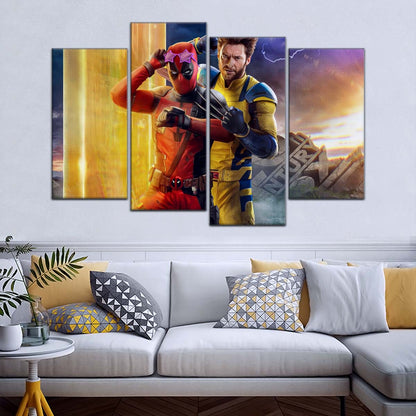 DC Wall Art - DCEU5040 - Deadpool & Wolverine - DC Extended Universe Poster - DC Extended Universe Canvas