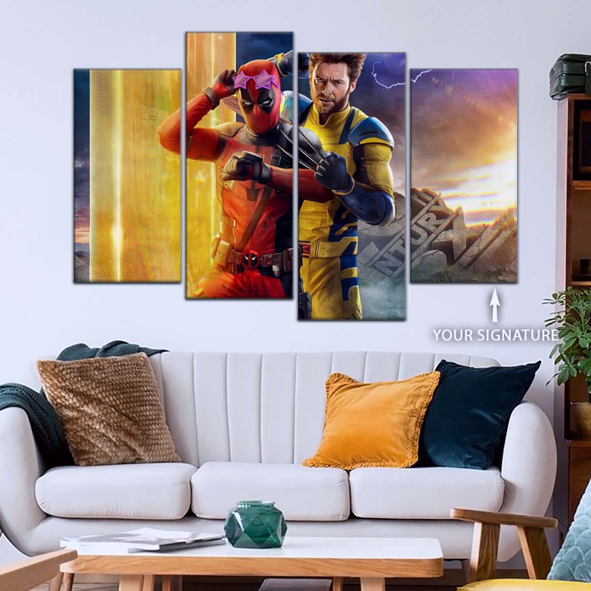 DC Wall Art - DCEU5040 - Deadpool & Wolverine - DC Extended Universe Poster - DC Extended Universe Canvas