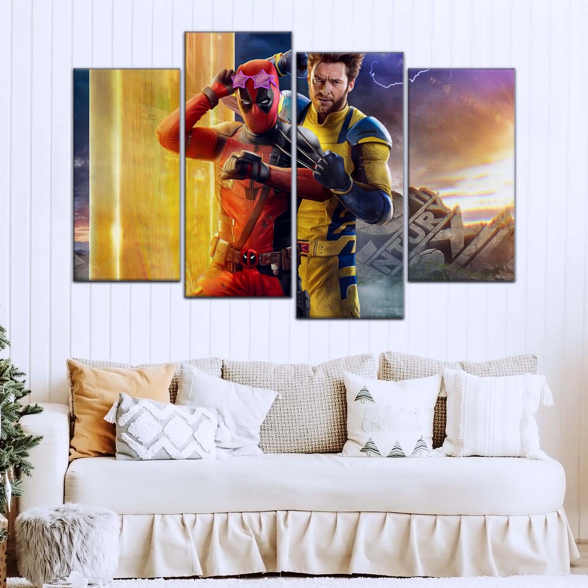 DC Wall Art - DCEU5040 - Deadpool & Wolverine - DC Extended Universe Poster - DC Extended Universe Canvas