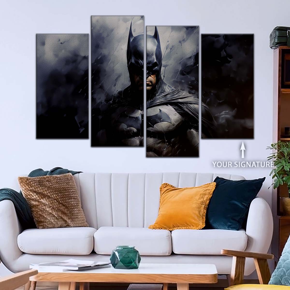 DC Wall Art - DCEU5042 - Dark Knight Emerges - Batman - DC Extended Universe Poster - DC Extended Universe Canvas
