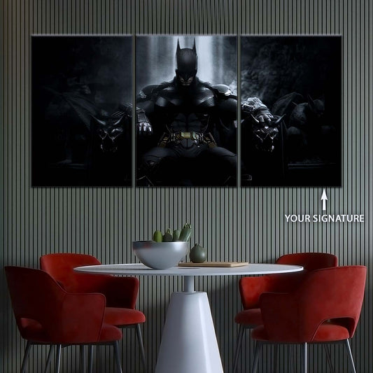 DC Wall Art - DCEU5044 - Batman - Dark Knight’s Throne from DC Comics - DC Extended Universe Poster - DC Extended Universe Canvas