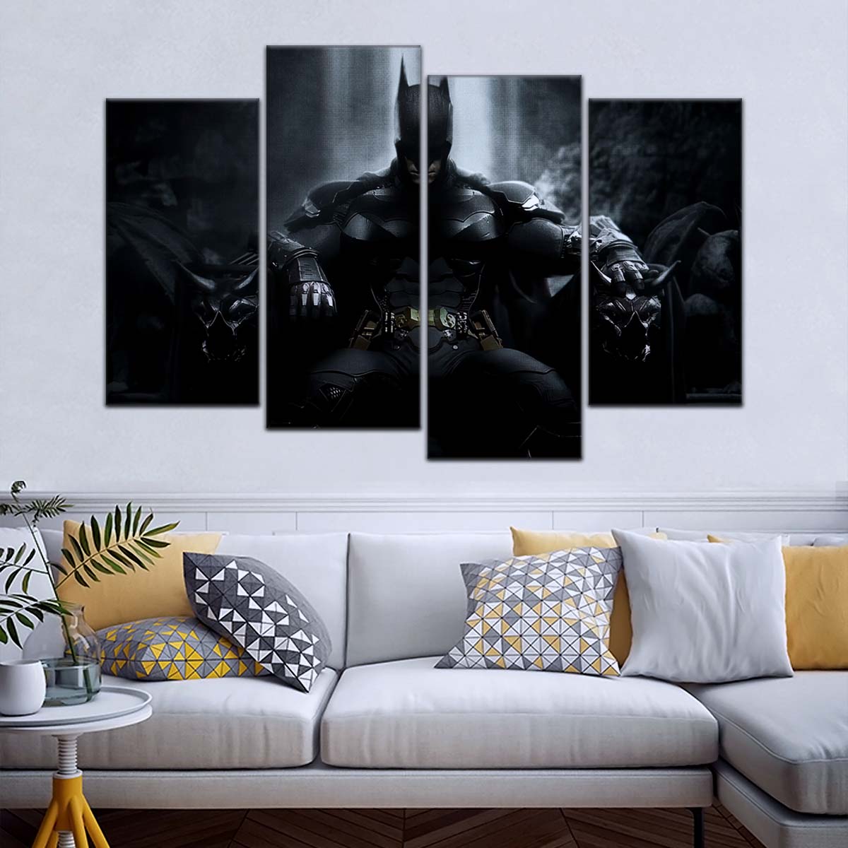 DC Wall Art - DCEU5044 - Batman - Dark Knight’s Throne from DC Comics - DC Extended Universe Poster - DC Extended Universe Canvas