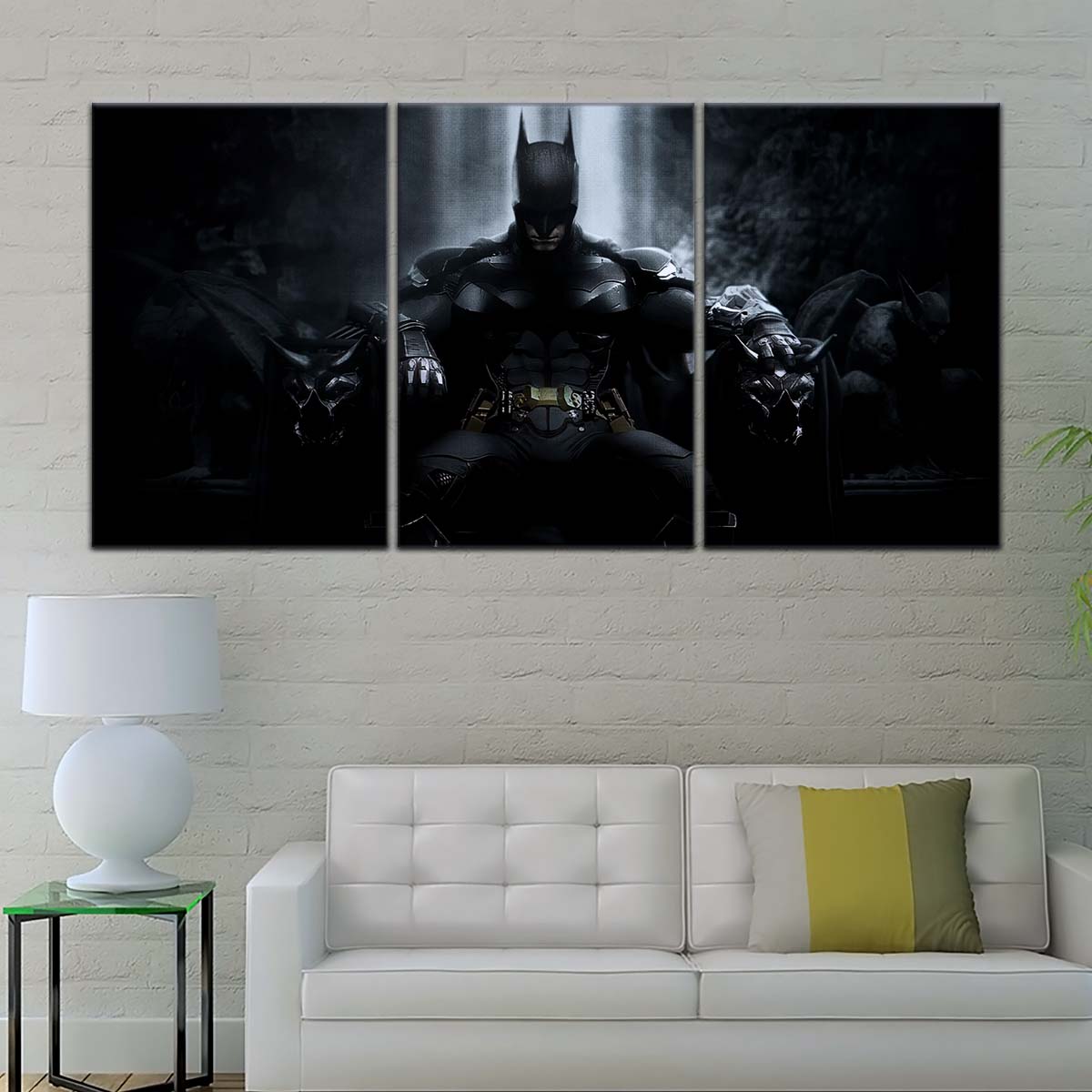 DC Wall Art - DCEU5044 - Batman - Dark Knight’s Throne from DC Comics - DC Extended Universe Poster - DC Extended Universe Canvas