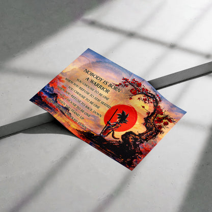 Goku Dragon Ball Canvas Wall Art - Inspirational Warrior Quote Motivational Print for Boys Room, Man Cave Decor - Wrapped Canvas Ready to Hang - DR087