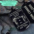 DRD010 - Call On Me Brother - English - Goku - Vegeta - Dragon Ball - Engrave Black Dog Tag
