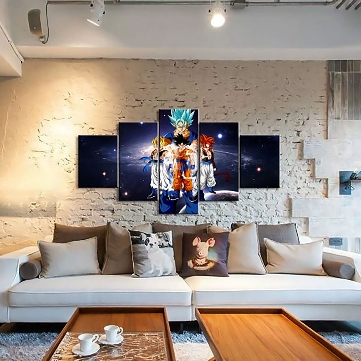Dragon Ball - 5 Pieces Wall Art - Goku's Family - Printed Wall Pictures Home Decor - Dragon Ball Poster - Dragon Ball Canvas