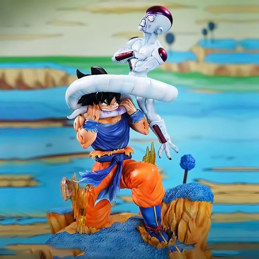 Dragon Ball - DRT010 - Bandai Dragon Ball Son Goku PVC Animation Figure Showdown with Frieza Super Saiyan Statue Toys Gifts