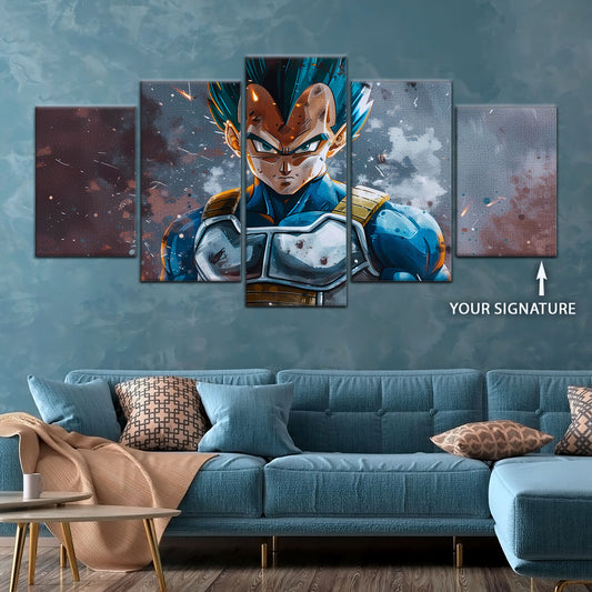 Dragon Ball Super Canvas Wall Art - DR5120 - Super Saiyan Blue Vegeta