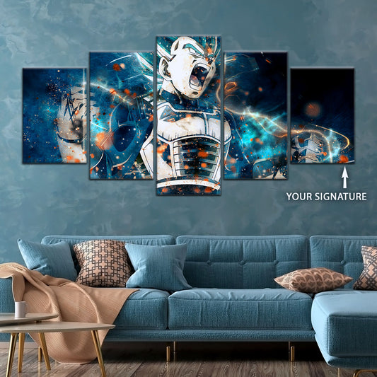 Dragon Ball Super Canvas Wall Art - DR5123 - Super Saiyan Blue Vegeta