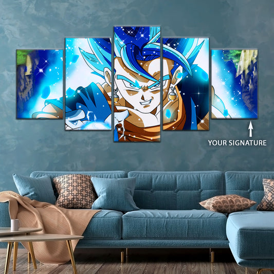 Dragon Ball Super Canvas Wall Art - DR5131 - Super Saiyan Blue Vegito