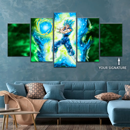 Dragon Ball Super Canvas Wall Art - DR5132 - Super Saiyan Blue Vegito