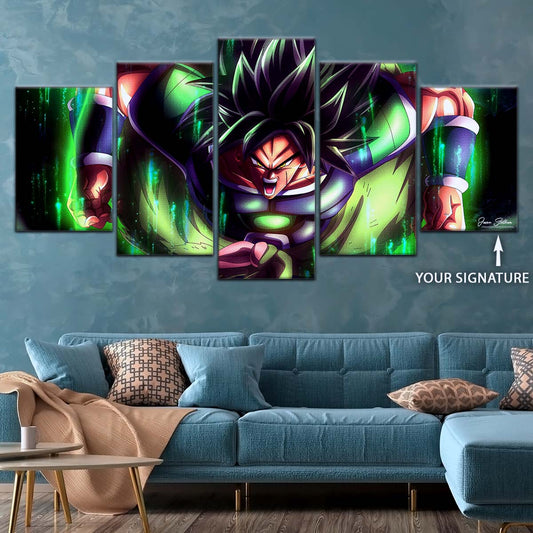 Dragon Ball Wall Art - DR5017 - Broly Unleashed - Dragon Ball Super - Dragon Ball Poster - Dragon Ball Canvas