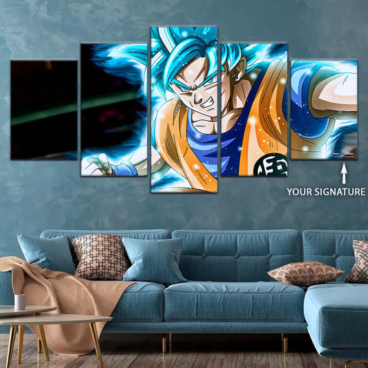 Dragon Ball Wall Art - DR5050 - Goku - Super Saiyan Blue - Dragon Ball Super - Dragon Ball Poster - Dragon Ball Canvas