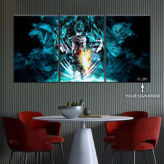 Dragon Ball Wall Art - DR5061 - Goku - Vegeta & Vegito - Dragon Ball Super - Dragon Ball Poster - Dragon Ball Canvas