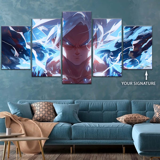 Dragon Ball Wall Art - DR5095 - Mastered Ultra Instinct Goku - Dragon Ball Super - Dragon Ball Poster - Dragon Ball Canvas