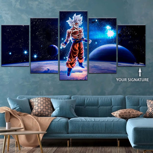 Dragon Ball Wall Art - DR5099- Mastered Ultra Instinct Goku - Dragon Ball Super - Dragon Ball Poster - Dragon Ball Canvas