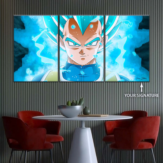 Dragon Ball Wall Art - DR5119 - Vegeta - Super Saiyan Blue - Dragon Ball Super - Dragon Ball Poster - Dragon Ball Canvas