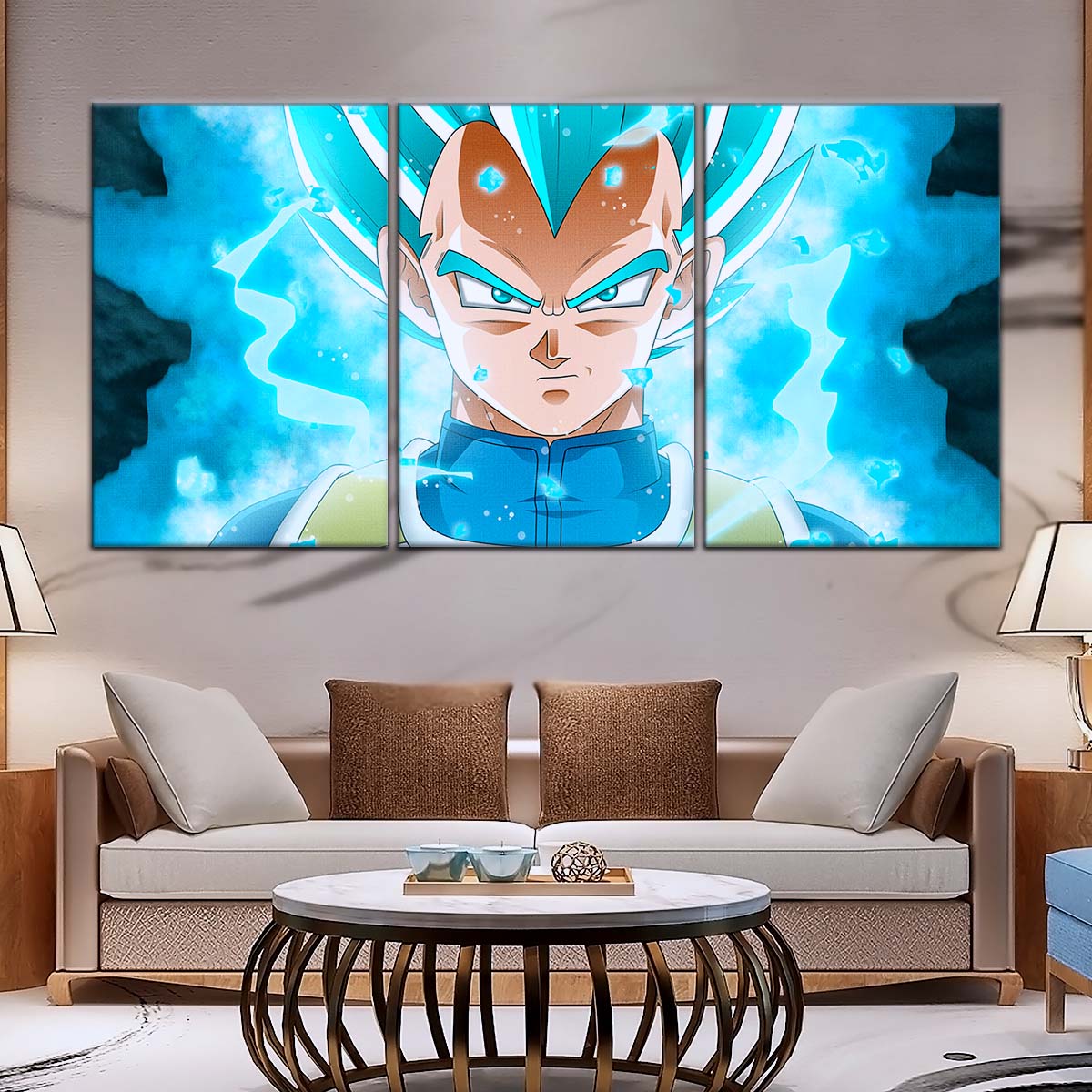 Dragon Ball Wall Art - DR5119 - Vegeta - Super Saiyan Blue - Dragon Ball Super - Dragon Ball Poster - Dragon Ball Canvas