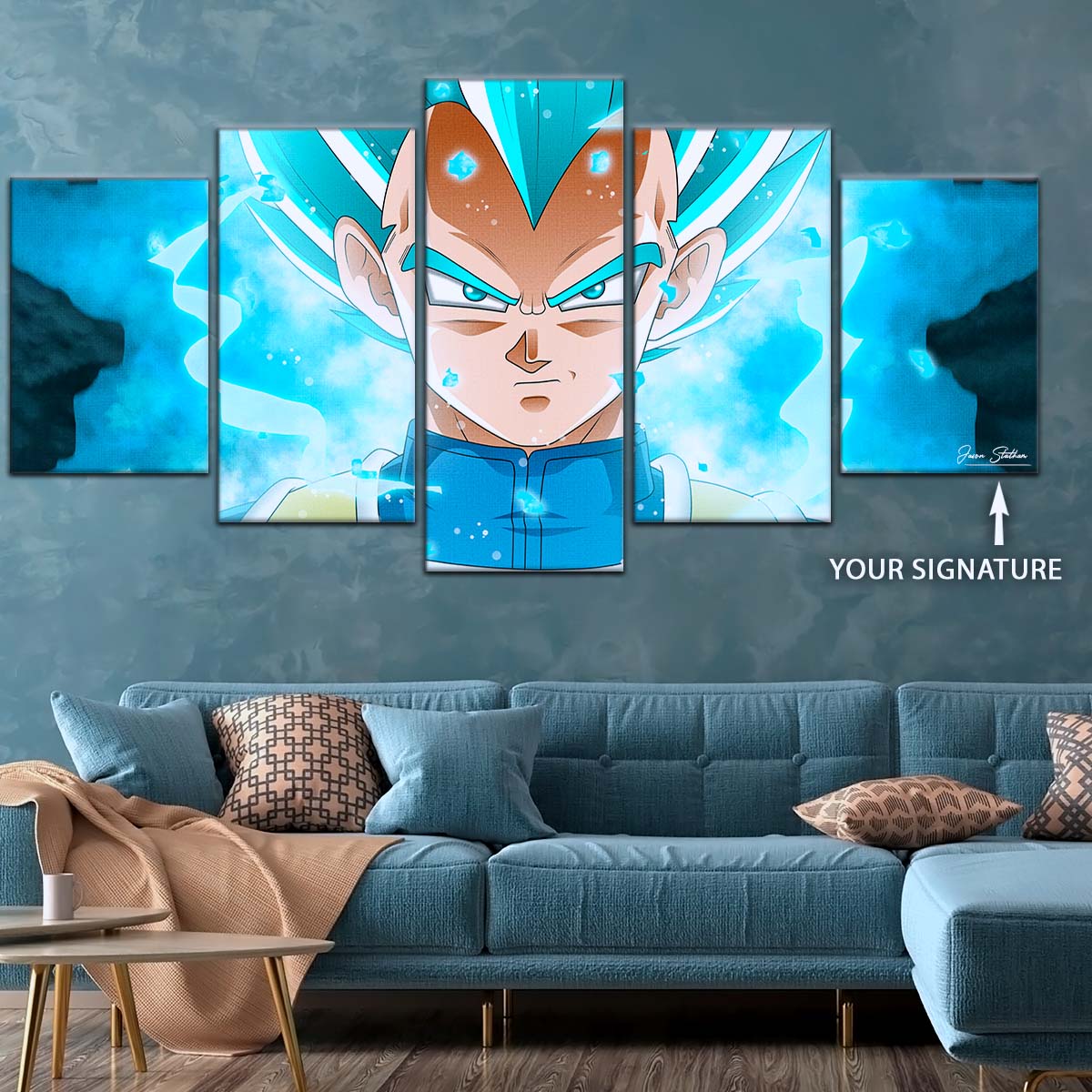 Dragon Ball Wall Art - DR5119 - Vegeta - Super Saiyan Blue - Dragon Ball Super - Dragon Ball Poster - Dragon Ball Canvas