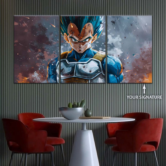 Dragon Ball Wall Art - DR5120 - Vegeta - Super Saiyan Blue - Dragon Ball Super - Dragon Ball Poster - Dragon Ball Canvas
