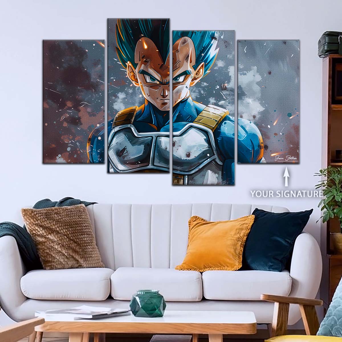 Dragon Ball Wall Art - DR5120 - Vegeta - Super Saiyan Blue - Dragon Ball Super - Dragon Ball Poster - Dragon Ball Canvas