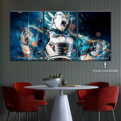 Dragon Ball Wall Art - DR5123 - Vegeta - Super Saiyan Blue - Dragon Ball Super - Dragon Ball Poster - Dragon Ball Canvas