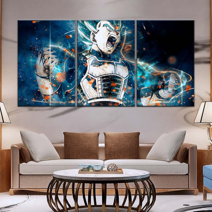 Dragon Ball Wall Art - DR5123 - Vegeta - Super Saiyan Blue - Dragon Ball Super - Dragon Ball Poster - Dragon Ball Canvas