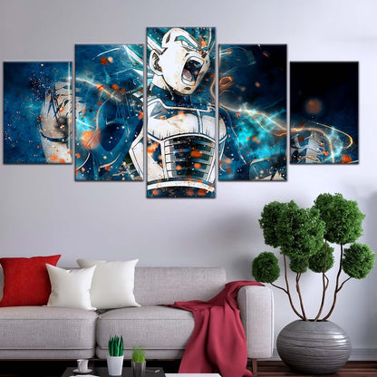 Dragon Ball Wall Art - DR5123 - Vegeta - Super Saiyan Blue - Dragon Ball Super - Dragon Ball Poster - Dragon Ball Canvas