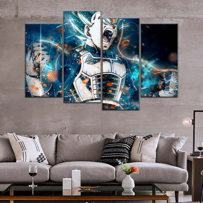Dragon Ball Wall Art - DR5123 - Vegeta - Super Saiyan Blue - Dragon Ball Super - Dragon Ball Poster - Dragon Ball Canvas