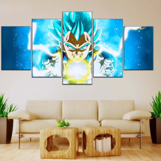 Dragon Ball Wall Art - DR5124 - Vegeta - Super Saiyan Blue - Dragon Ball Super - Dragon Ball Poster - Dragon Ball Canvas