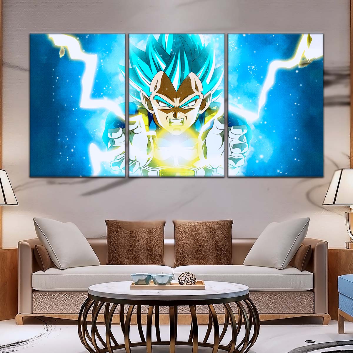 Dragon Ball Wall Art - DR5124 - Vegeta - Super Saiyan Blue - Dragon Ball Super - Dragon Ball Poster - Dragon Ball Canvas