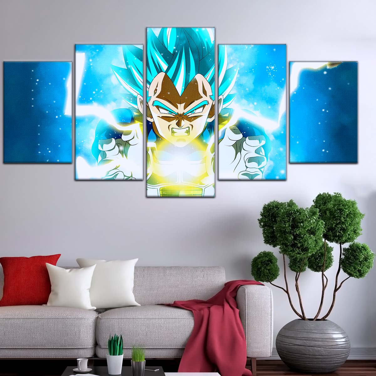 Dragon Ball Wall Art - DR5124 - Vegeta - Super Saiyan Blue - Dragon Ball Super - Dragon Ball Poster - Dragon Ball Canvas