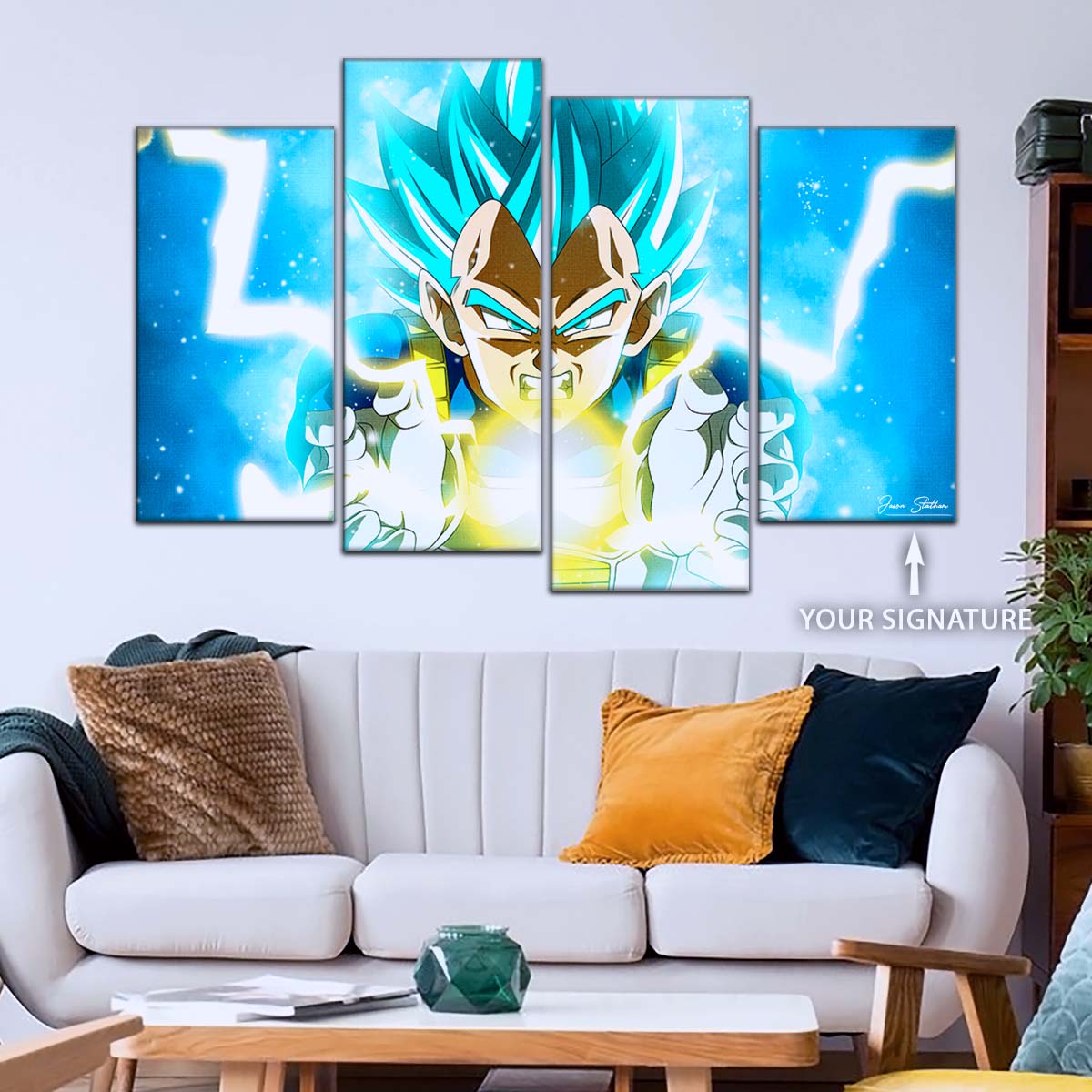 Dragon Ball Wall Art - DR5124 - Vegeta - Super Saiyan Blue - Dragon Ball Super - Dragon Ball Poster - Dragon Ball Canvas