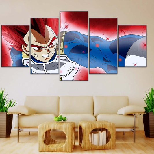 Dragon Ball Wall Art - DR5125 - Vegeta Power Surge - Dragon Ball Super - Dragon Ball Poster - Dragon Ball Canvas