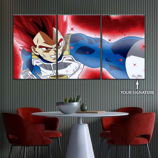 Dragon Ball Wall Art - DR5125 - Vegeta Power Surge - Dragon Ball Super - Dragon Ball Poster - Dragon Ball Canvas