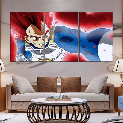 Dragon Ball Wall Art - DR5125 - Vegeta Power Surge - Dragon Ball Super - Dragon Ball Poster - Dragon Ball Canvas