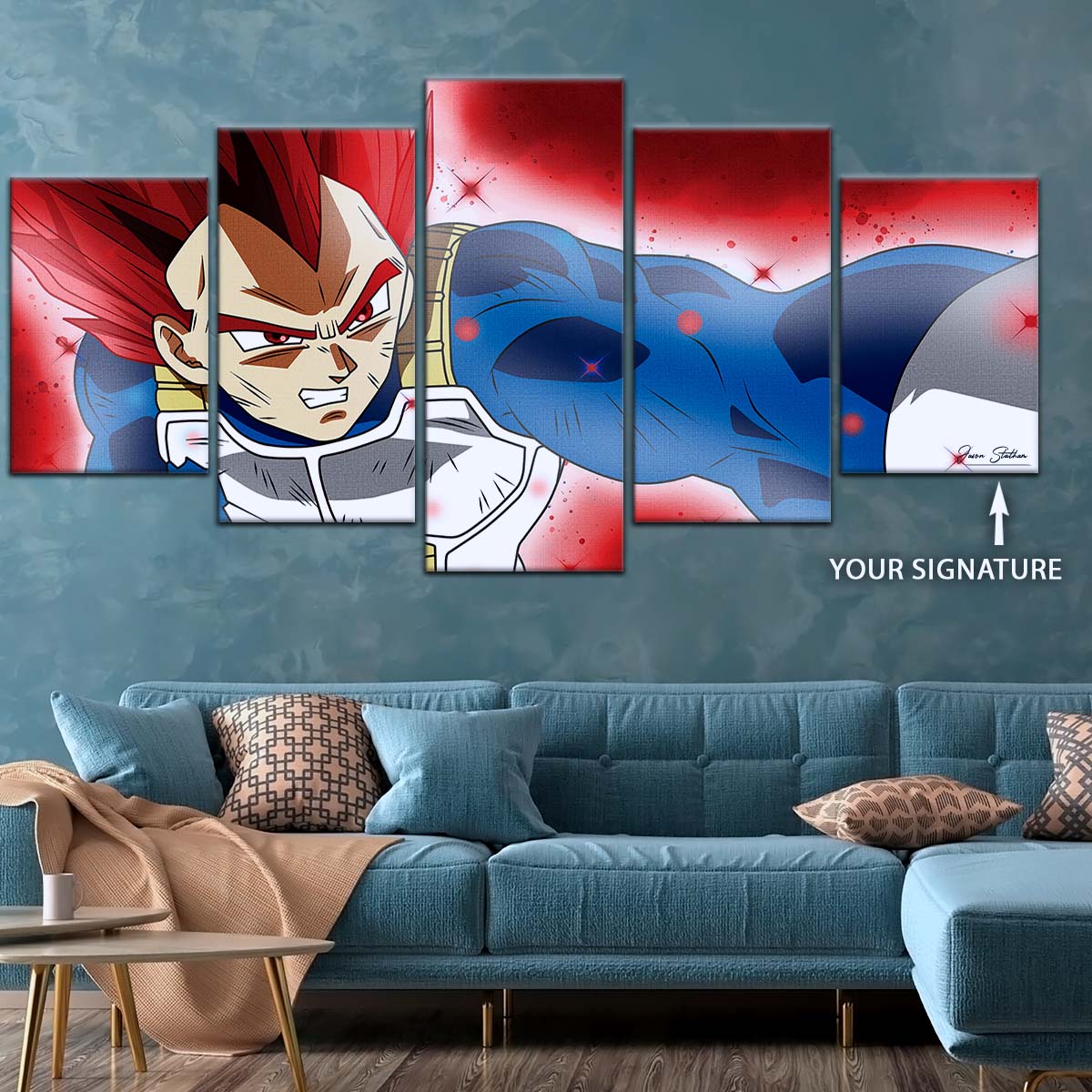 Dragon Ball Wall Art - DR5125 - Vegeta Power Surge - Dragon Ball Super - Dragon Ball Poster - Dragon Ball Canvas