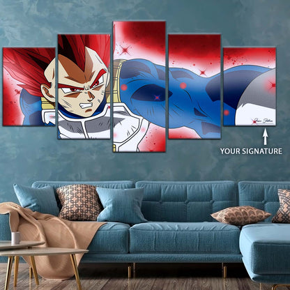 Dragon Ball Wall Art - DR5125 - Vegeta Power Surge - Dragon Ball Super - Dragon Ball Poster - Dragon Ball Canvas