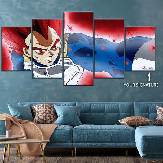 Dragon Ball Wall Art - DR5125 - Vegeta Power Surge - Dragon Ball Super - Dragon Ball Poster - Dragon Ball Canvas