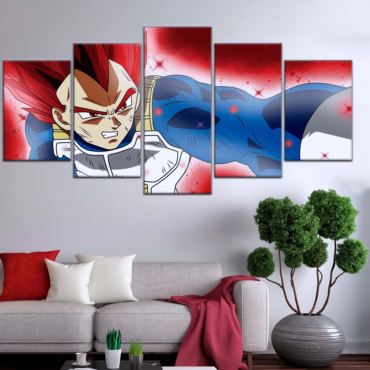 Dragon Ball Wall Art - DR5125 - Vegeta Power Surge - Dragon Ball Super - Dragon Ball Poster - Dragon Ball Canvas