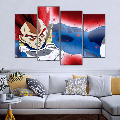 Dragon Ball Wall Art - DR5125 - Vegeta Power Surge - Dragon Ball Super - Dragon Ball Poster - Dragon Ball Canvas
