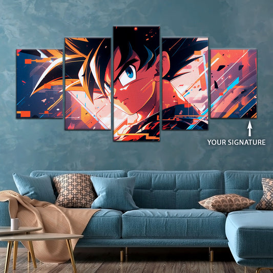 Dragon Ball Canvas Wall Art - DR5035 - Super Saiyan Goku