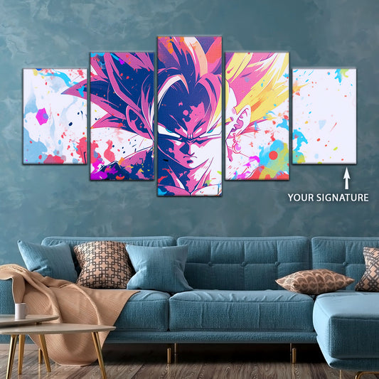 Dragon Ball Canvas Wall Art - DR5038 - Super Saiyan Goku