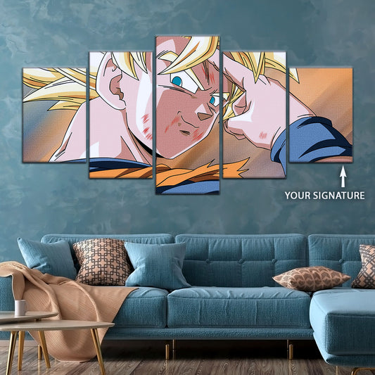 Dragon Ball Canvas Wall Art - DR5041 - Goku Super Saiyan - Bye Guys