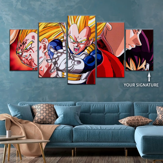 Dragon Ball Canvas Wall Art - DR5117 - Majin Vegeta - Super Saiyan