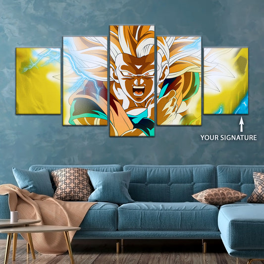Dragon Ball Canvas Wall Art- DR5046 - Super Saiyan Goku